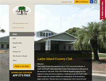 Tablet Screenshot of ladysislandcc.com